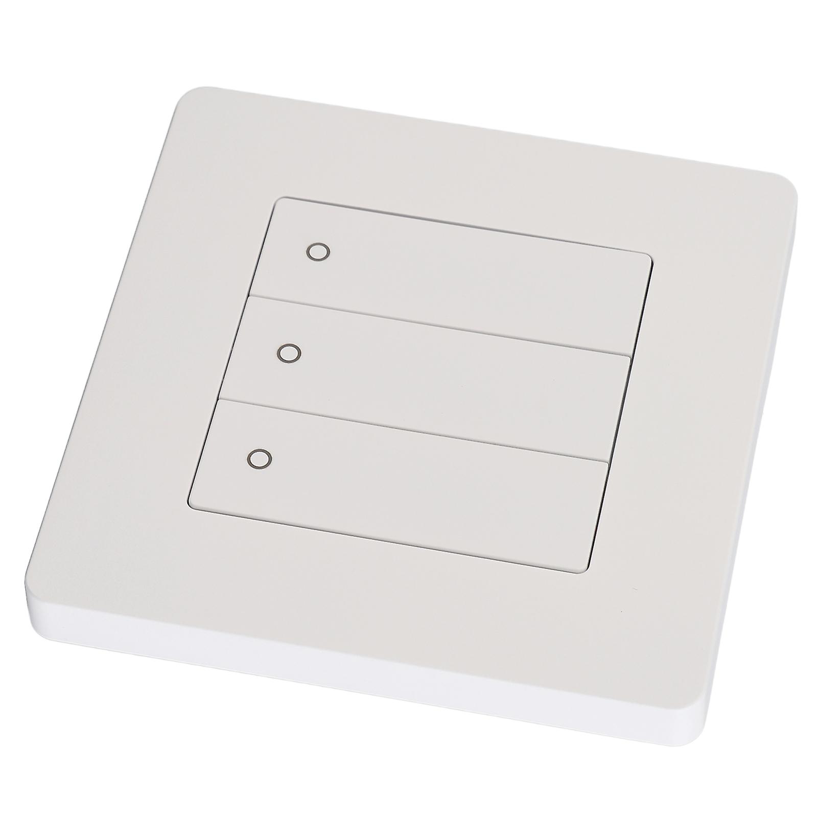 3 Gang Smart Control Panel APP Timing Intelligent Switch Panel Rebound Type AC100?240V White