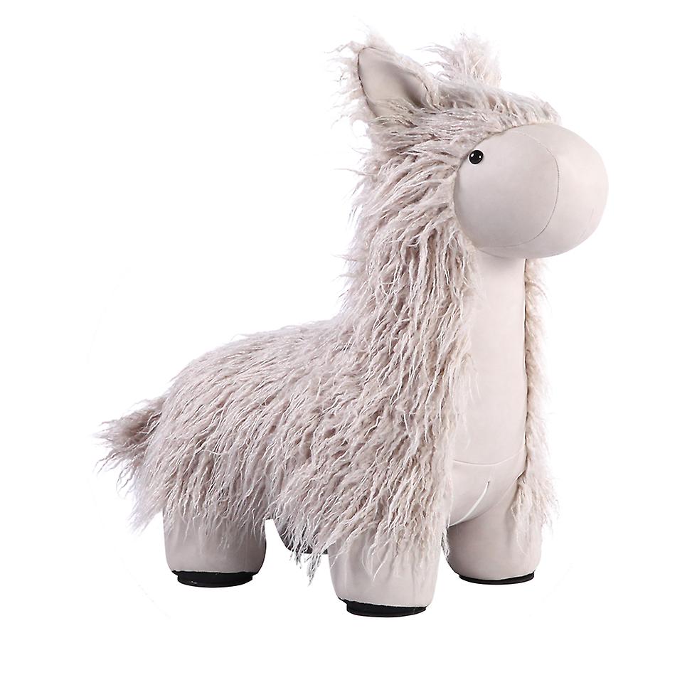 UNUS® Alvar the Alpaca Ledertier Alpaka Deko