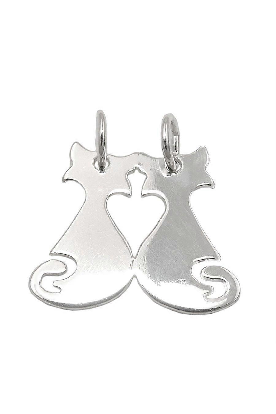 Friendship Pendant Cat/cat Silver 925 - Gl93922