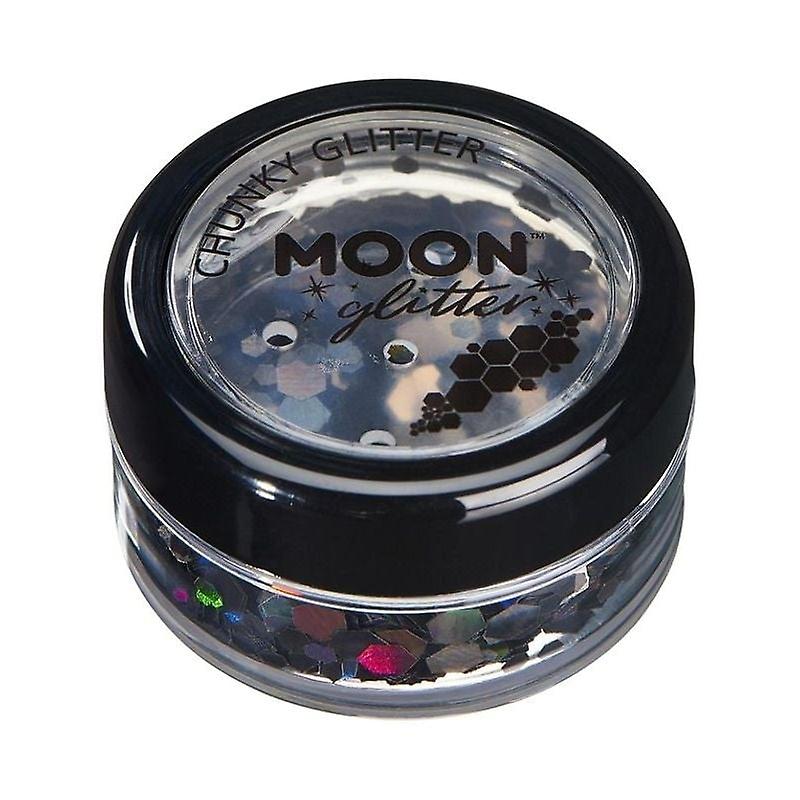 Moon Glitter Holografická robustná čierna G04571