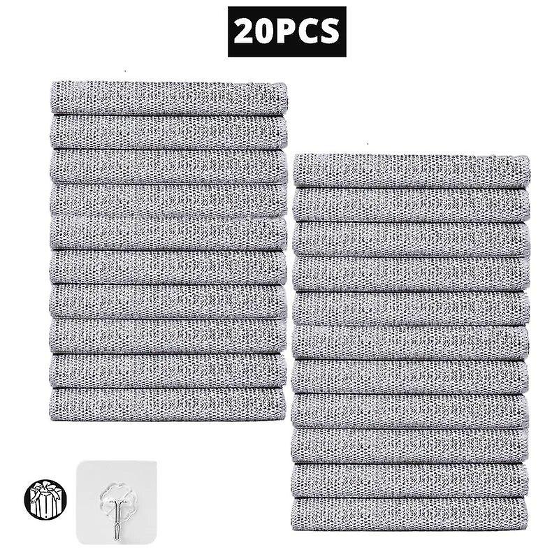 Magic Cleaning Cloth with Metal Silver Wire