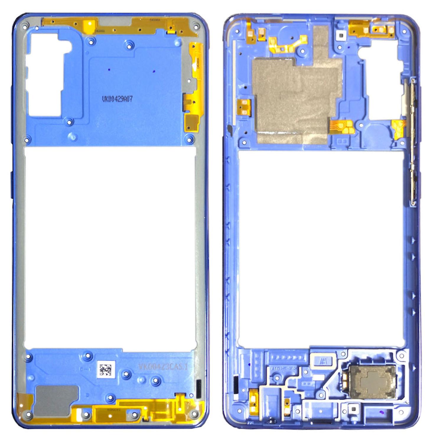 Samsung Middle Frame Back Housing Case for Galaxy A41 A415F Blue