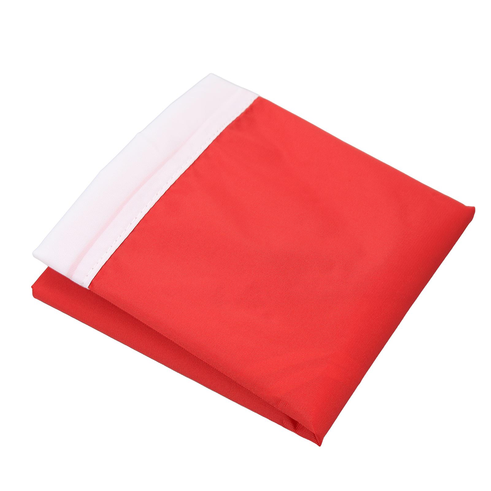 Dive Flag for International Scuba Diving Freediving Diver Down Boat Use with Float Red White Binding Rope Type 