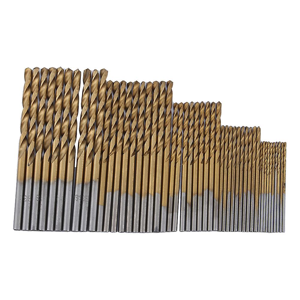HSS High Speed Steel Drill Bit Set 1/1.5/2/2.5/3mm with Titanium Coating