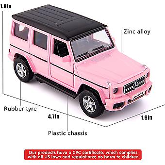 RMZ City Modèle de voiture G63 à l'échelle 1/36, en alliage de zinc, jouet pour enfants, véhicules à tirer, voiture pour tout-petits, garçons et