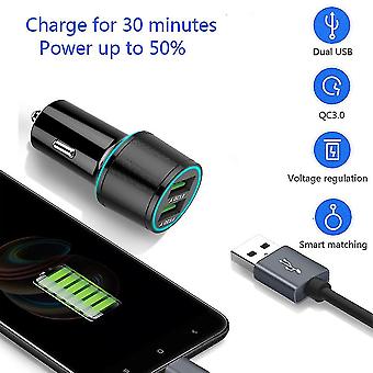 Fast Usb-c Car Charger, Compatible For Samsung Galaxy S10+/s10e