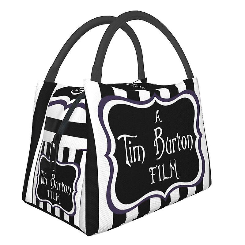 فيلم رعب بيتلجويس صندوق غداء محمول تيم بيرتون ستايل مبرد حراري معزول بالغذاء حقيبة غداء مكتب العمل حاوية