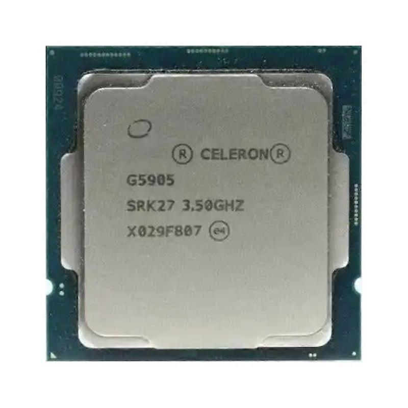 Celeron G5905 CPU - Socket LGA 1200 2 Cores 2 Threads 3.5GHz 2MB L3 Cache 58W.