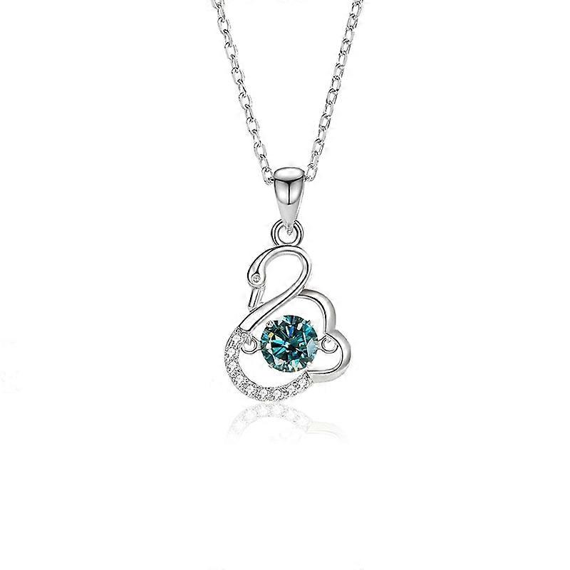 Necklace-SwanDream-GlitteringHeart-ElegantLocket