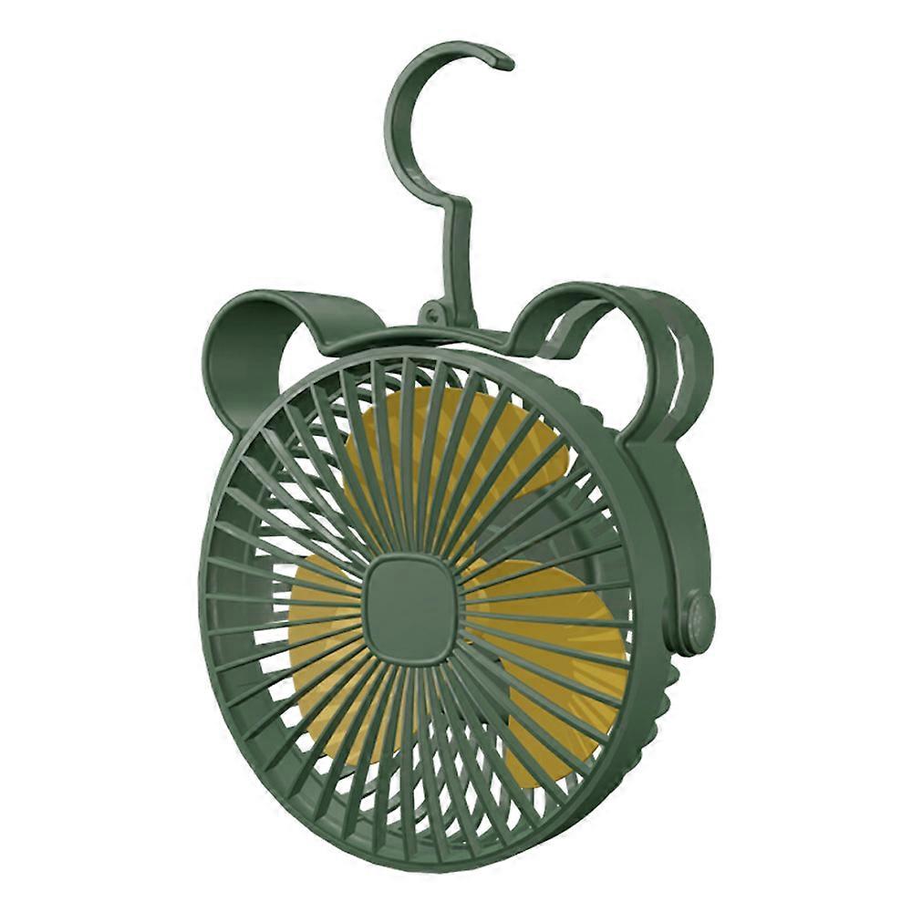 Portable Desk Fan Rechargeable with  & Hooks  Fan with Clips Small Desk Fan Mini Fans