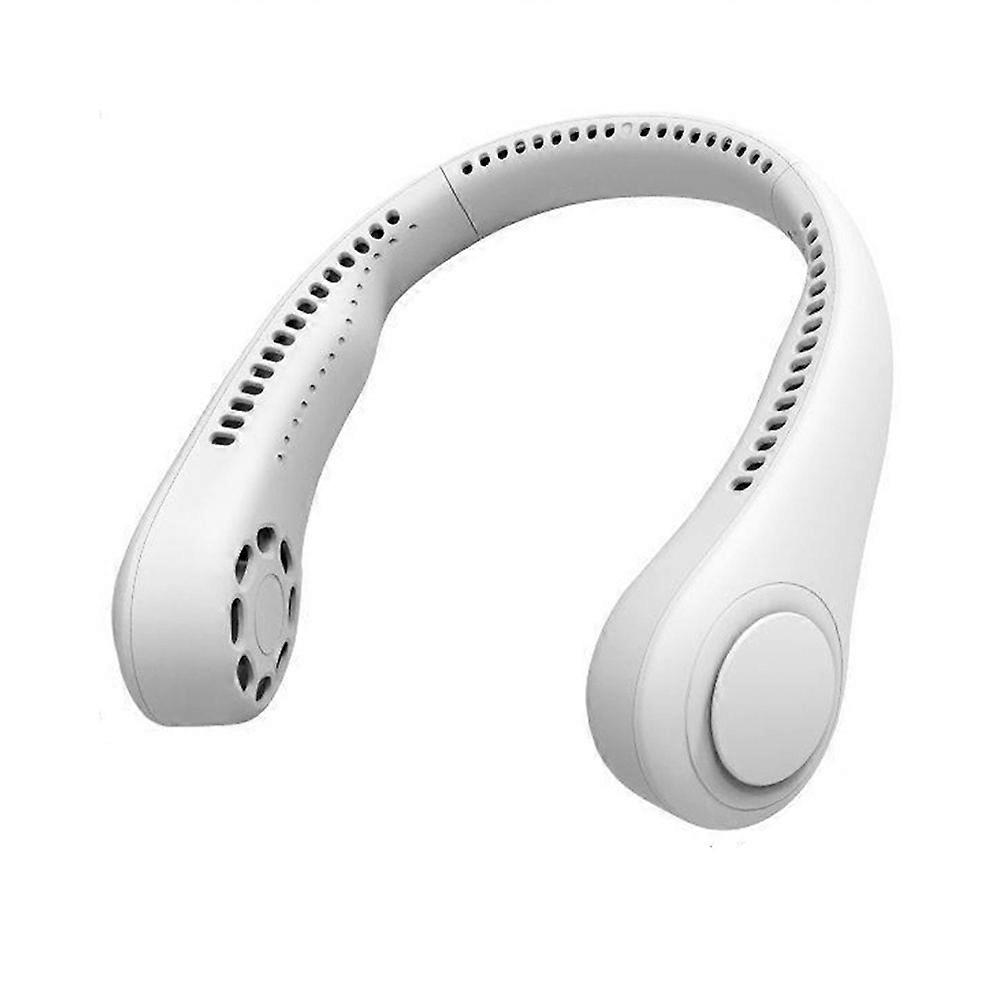 Neck Hanging Fan Portable Bladeless Lazy Neckband Cooler USB Rechargeable Fan