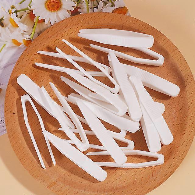 100 قطع يمكن التخلص منها مزدوجة الجفن ملصق أداة مساعدة البلاستيك كليب ملاقط الصورة النمطية Y شوكة أدوات التجميل التجميلية