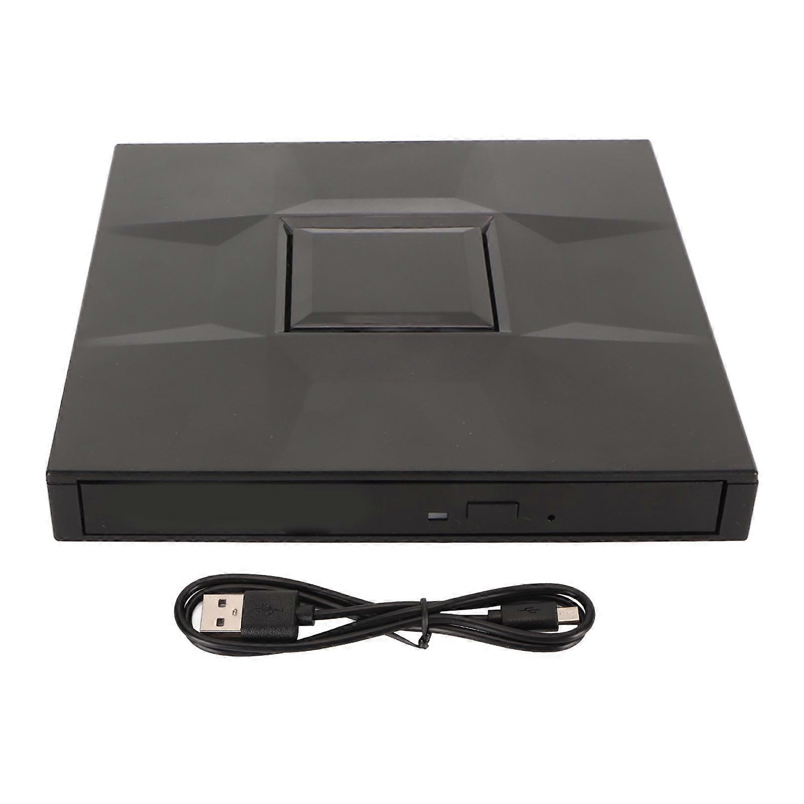 USB3.0 USB C External CD DVD Drive USB External Optical Disc Driver for Laptop PC Desktop for Windows for OS X for Linux