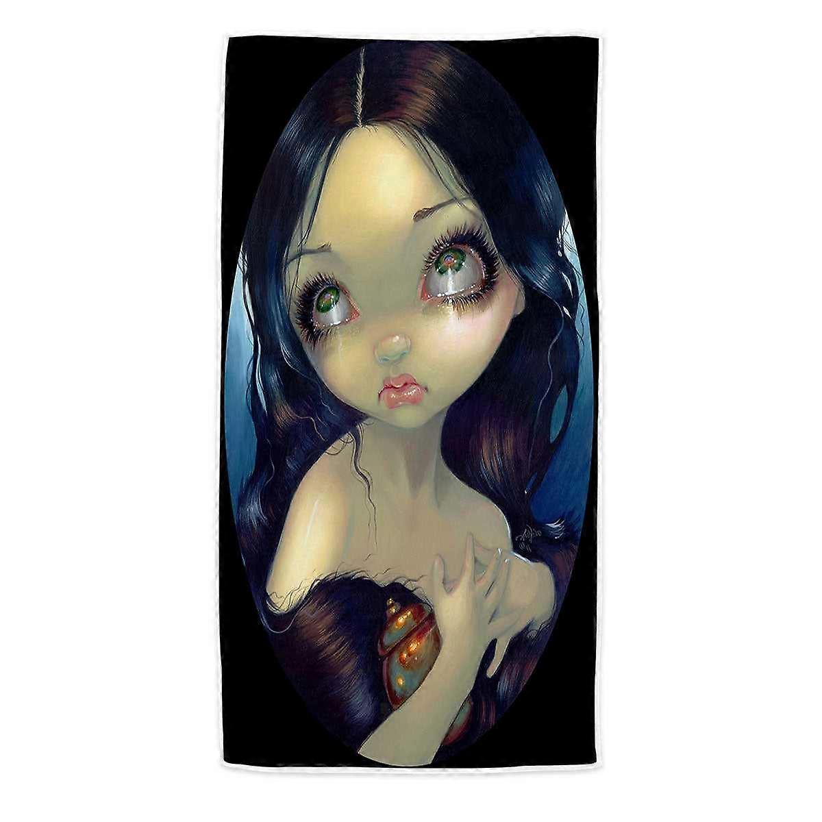Fine Art Penitent Magdalene a Dramatic Portrait Microfiber Beach Towel