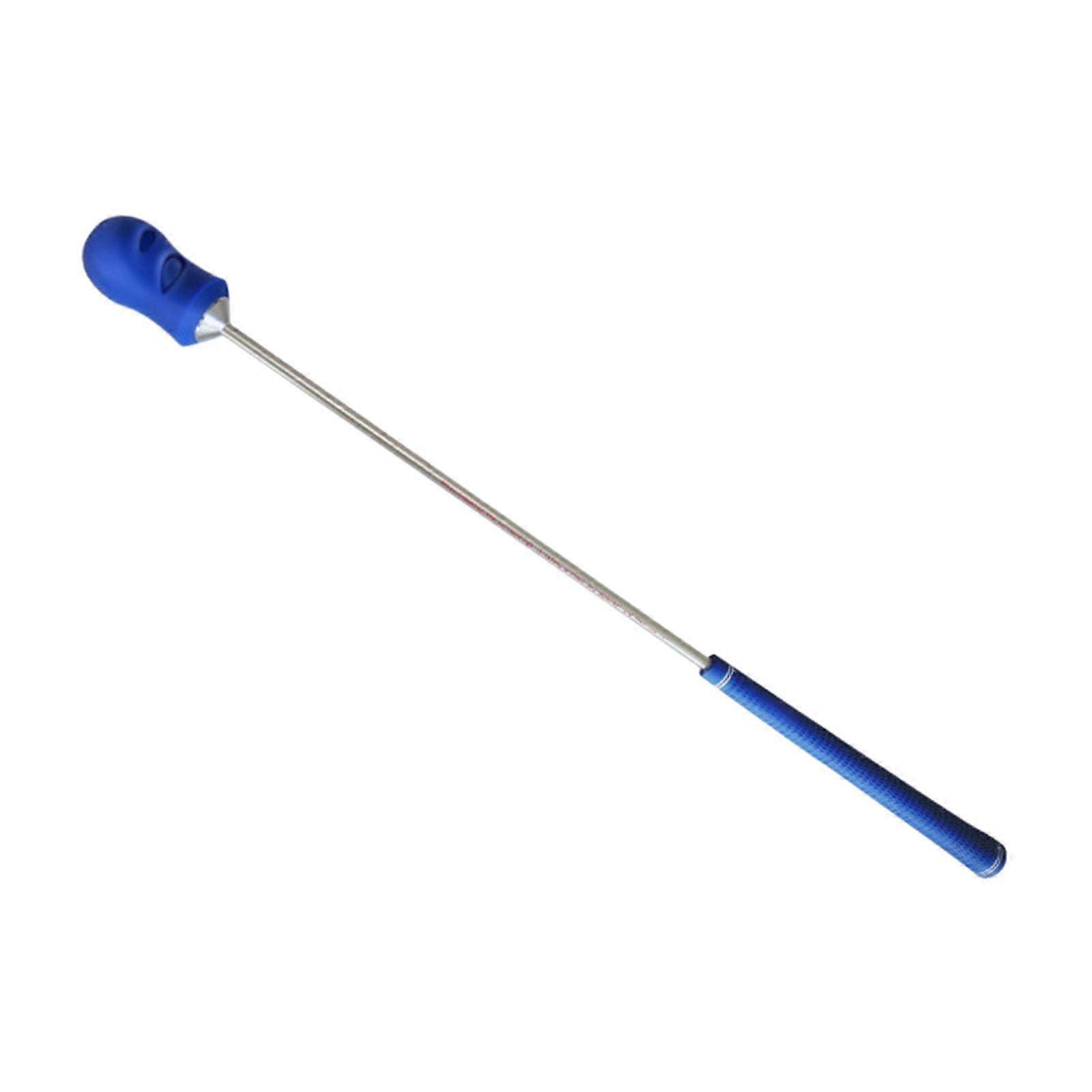 Golf Swing Trainer Golf Alignment Stick for Training Beginner Indoor Outdoor Blue