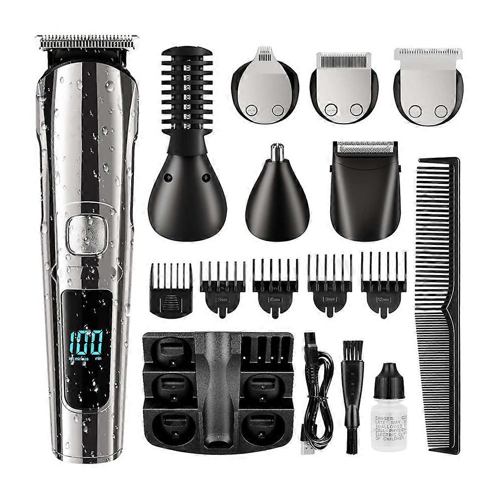 男性用ひげトリマー、ヘアトリマー、口ひげボディ、鼻、耳、顔、カッティングシェーバー、USB充電式