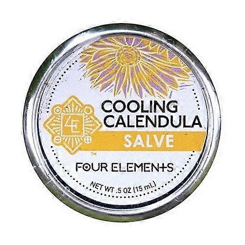 Four Elements Herbals 清凉金盏花药膏，1 盎司（1 包）