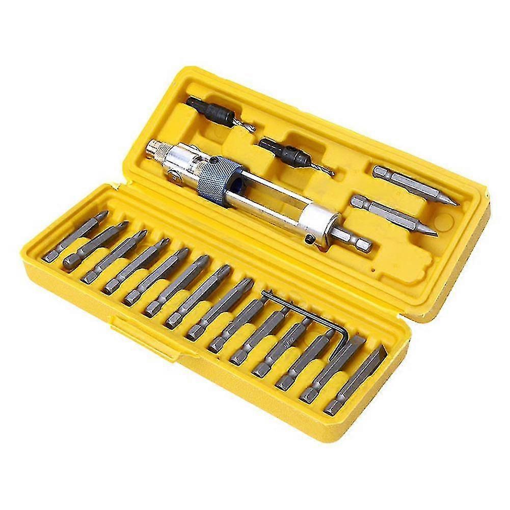 20pcs Set Half Time Drill High Speed Driver Screwdriver Head Bits Tools Durable Kit