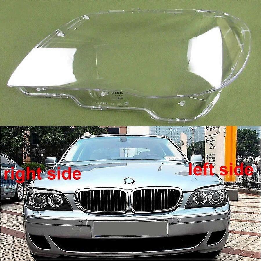For BMW 7 Series E65 E66 2005-2008 Headlight Plastic Cover Shade Transparent Lampshade Lamp Lens Headlamp Shell Plexiglass