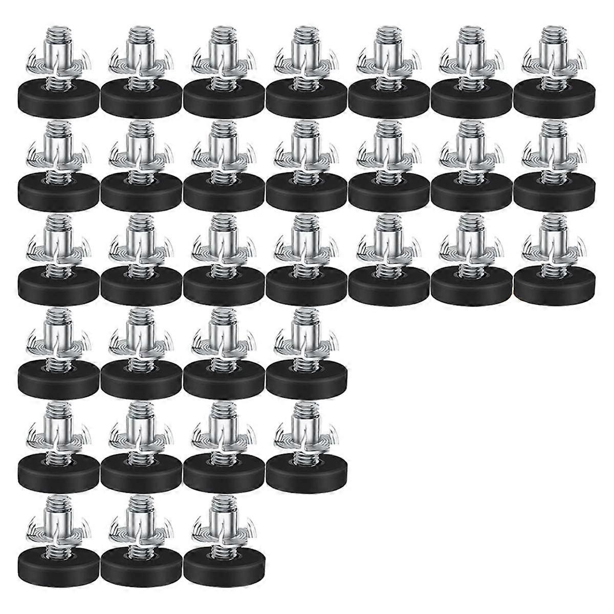 32 PCS M6 Gewinde verstellbare Möbel-Nivellierer Schraube Stuhlfüße verstellbare Möbelfüße Bein le Wie gezeigt