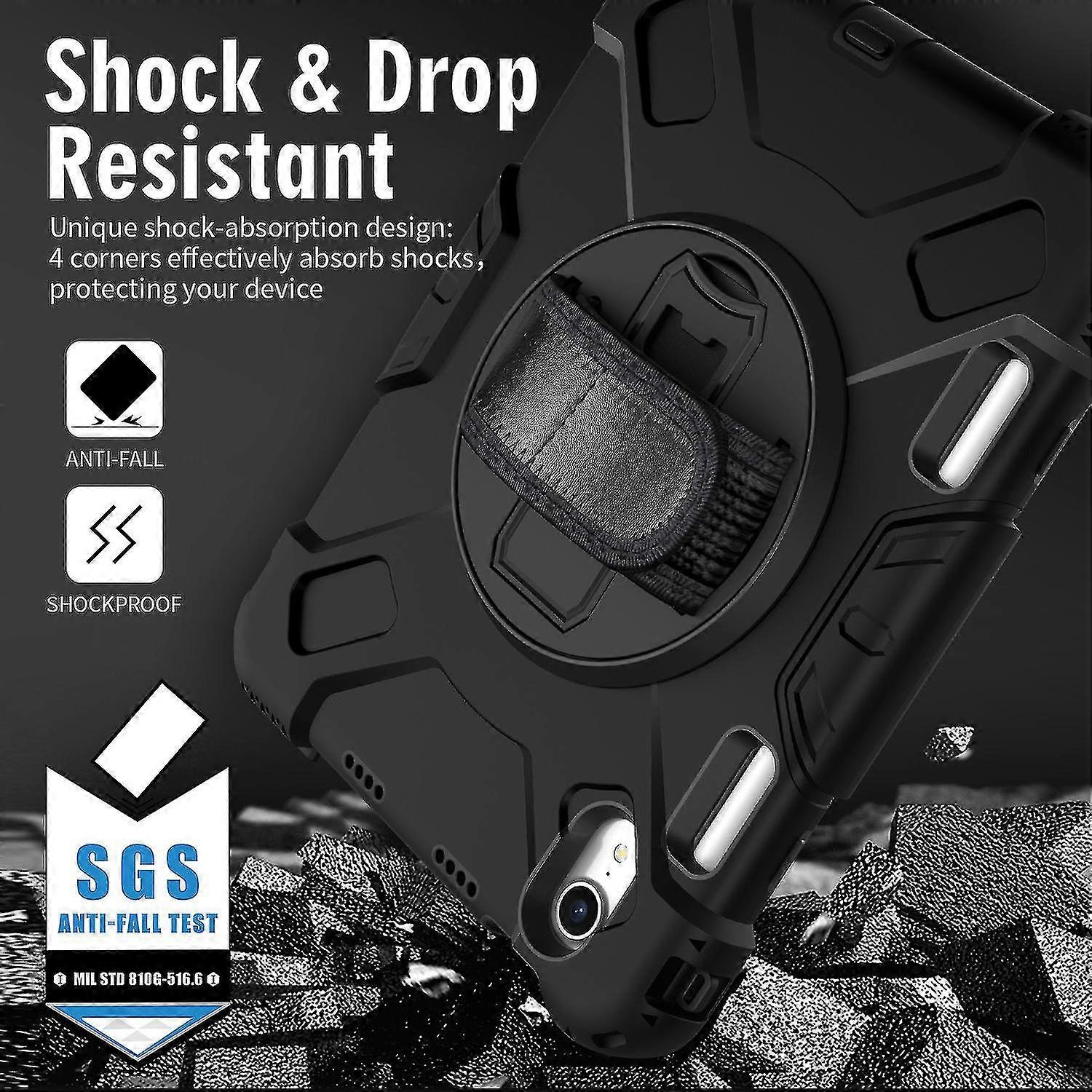 Purple-suitable For Apple Ipad Mini6 6th All-inclusive Silicone Tablet Case