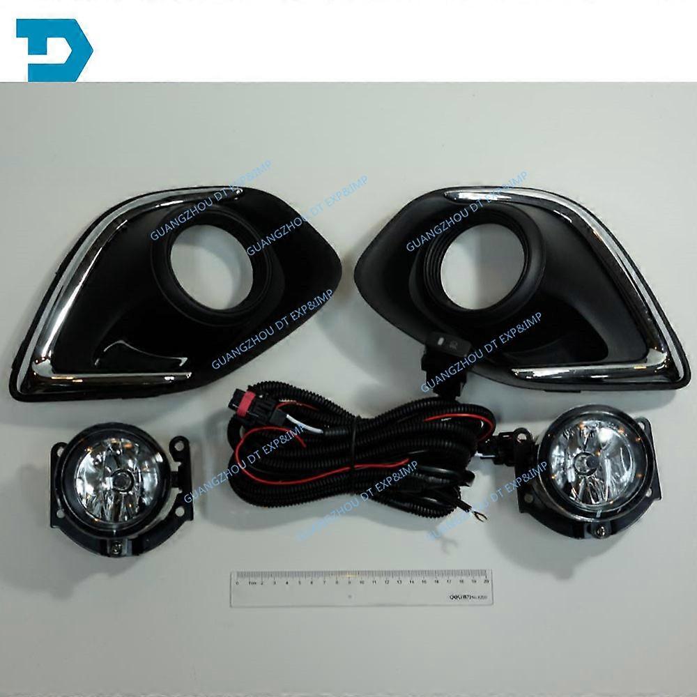 Full Set 2013-2015 Fog Lamp Set for ASX RVR Front Light for Outlander Sport 2013-2014 with Wire and Switch Halogen or Led Drl