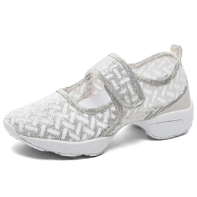 Bayan Ayakkabıları Nefes Alabilir Slip-on Dans Ayakkabıları Kaymaz Koşu Ayakkabıları 2g2125