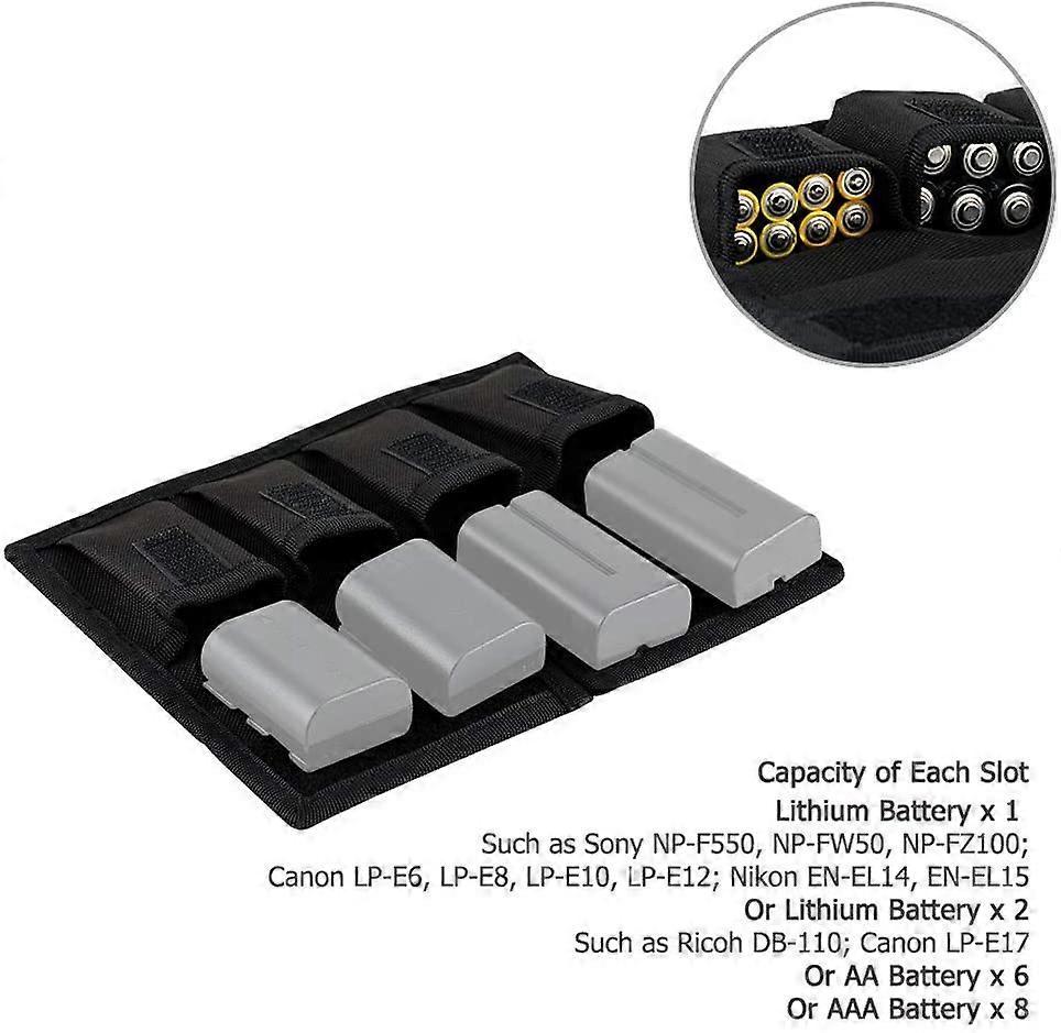 NP-W235 Camera Battery Bag Memory Card Holder Case For Fujifilm X-H2 X-T5 X-H2S X-T4 GFX 100S 50S II Fuji XT4 GFX100S GFX50SII