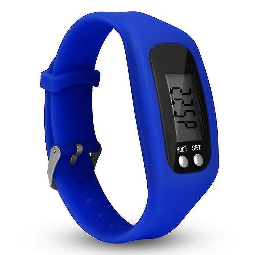 Waterproof Pedometer Watch Counter For Walking With Steps Calories Distance Time