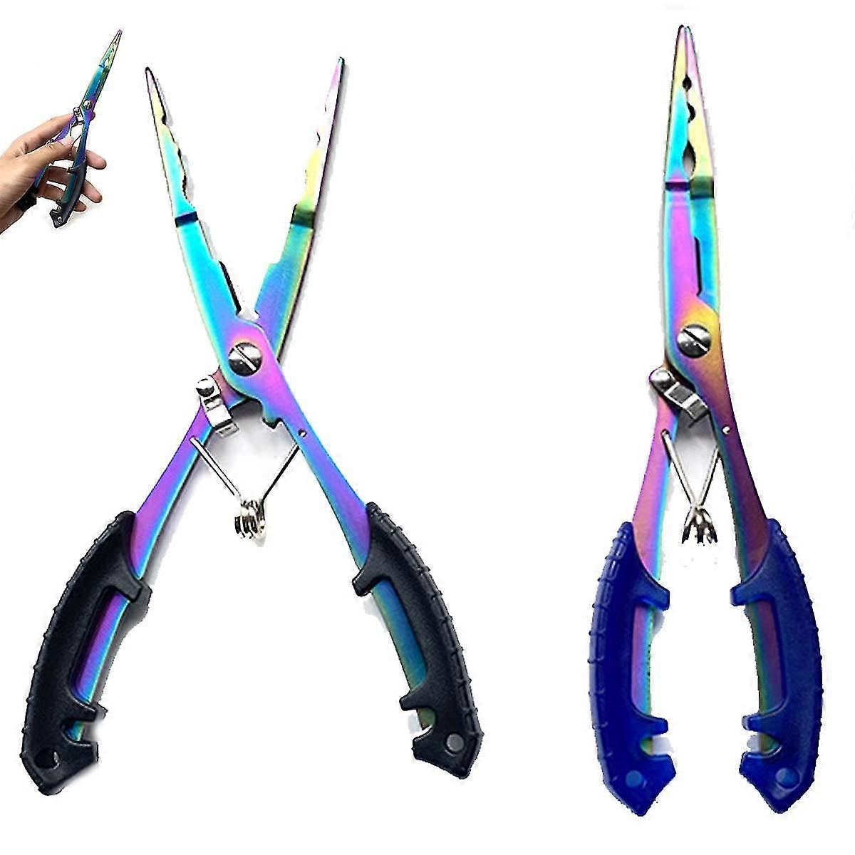 Fishing Hook Removal Tools Multifunctional Straight Nose Fishing Pliers Fish Control Hook Open Loop