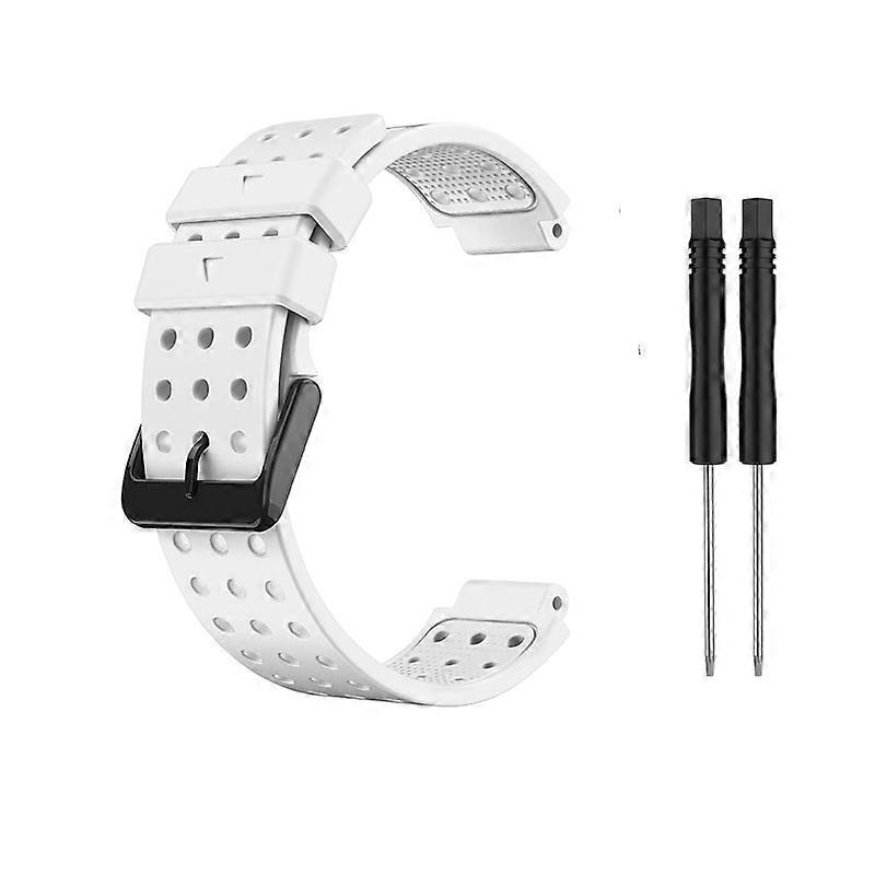 Bracelet de remplacement pour Gamin Approach S20 Sangle Monochrome Trou Rond Silicone