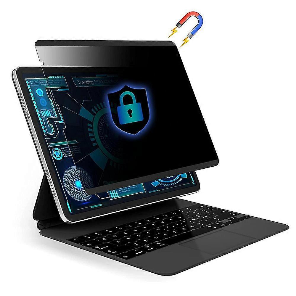 Magnetic Screen Protector , Removable Anti Spy Glare Privacy Filter Compatible With Apple Ipad
