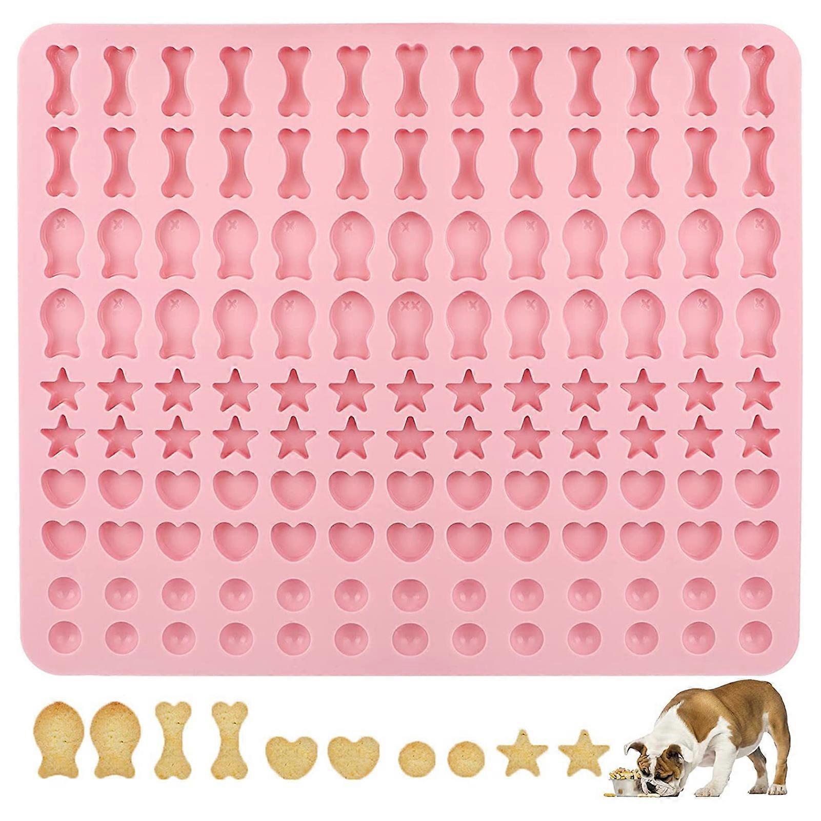 Pets Biscuits Silicone Baking Mat Non-toxic Non-adhesive Baking Mould for Preparing Dog Treats at Home