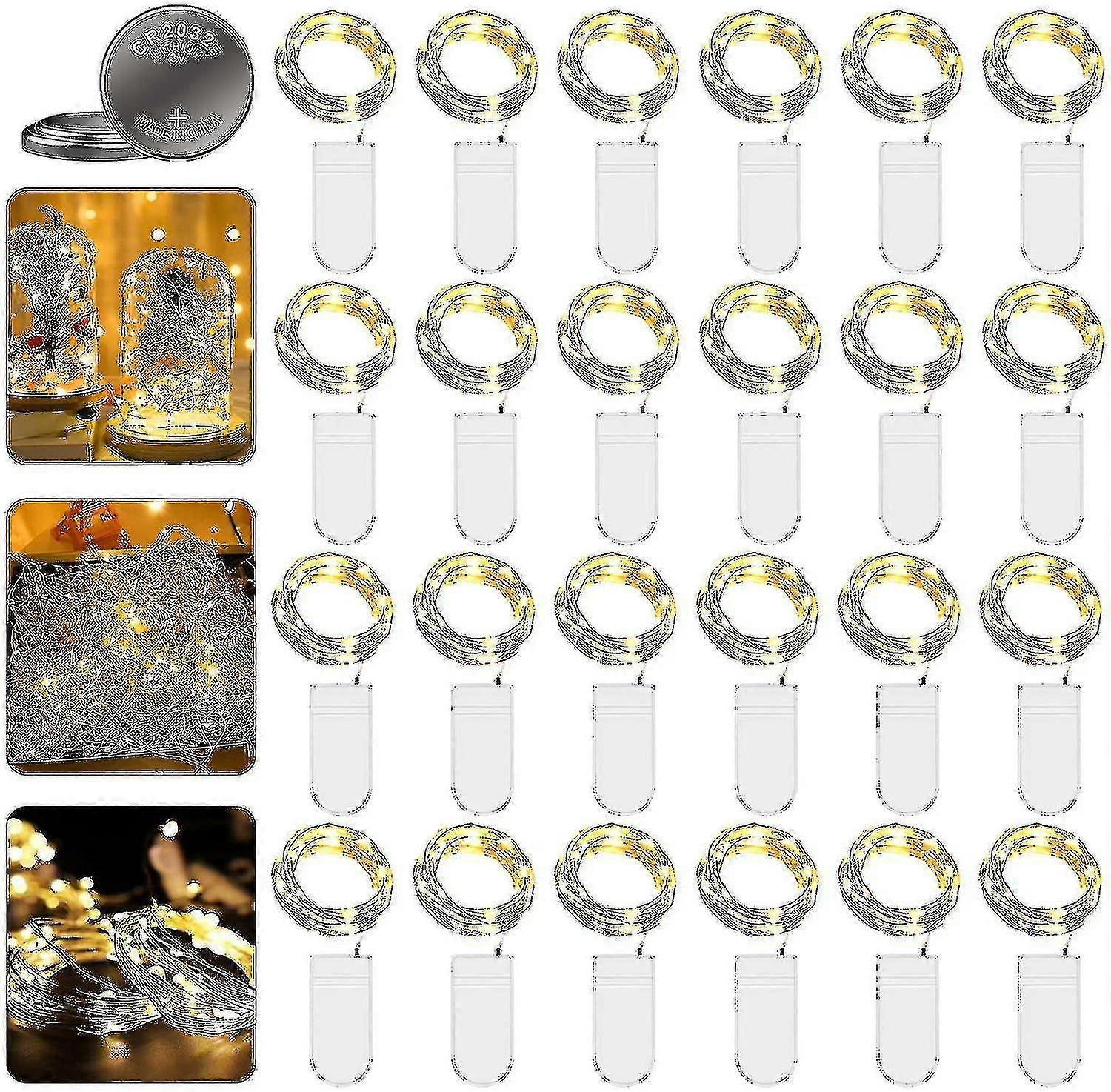 20 Pieces Led Micro Lights With Battery.