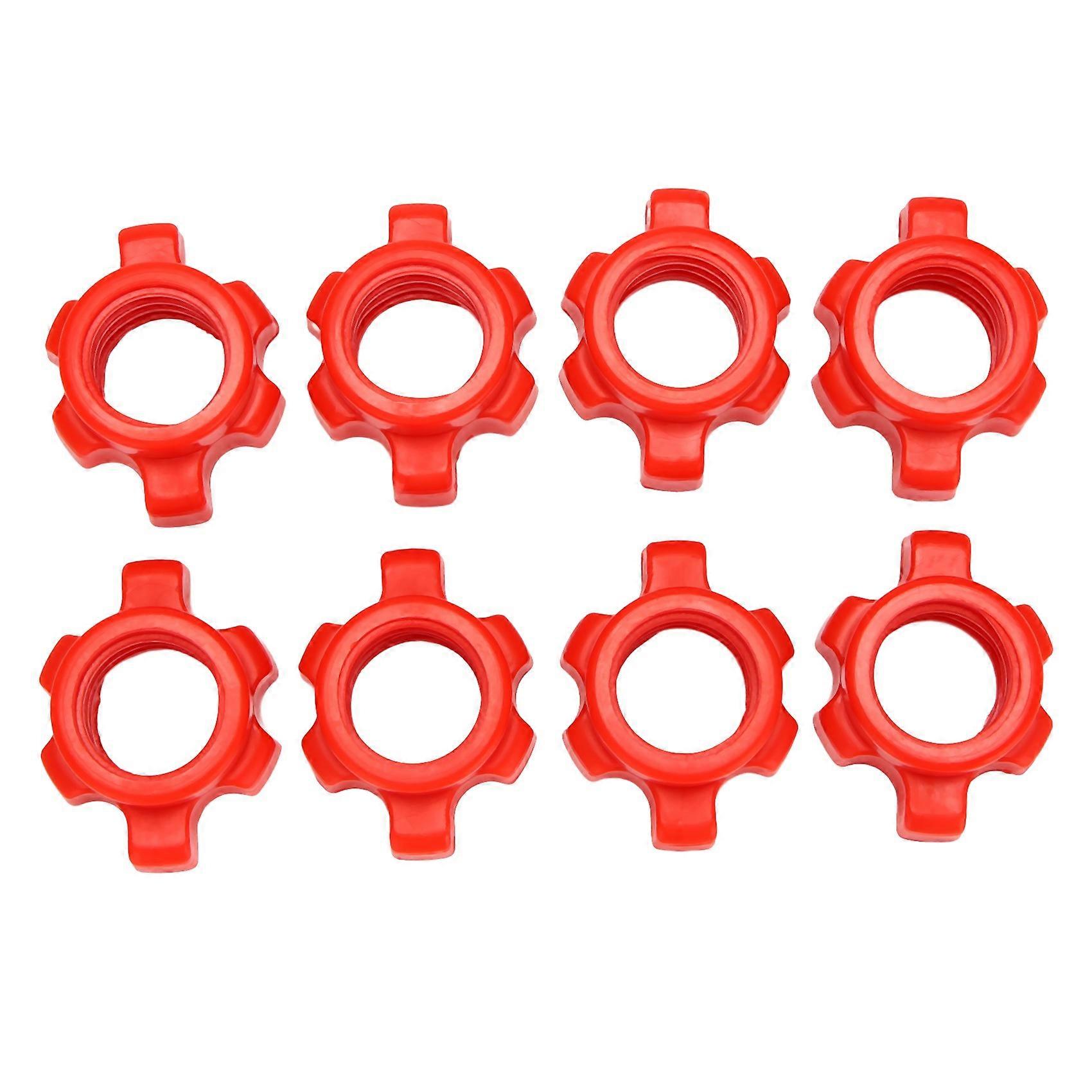 8PCS Dumbbell Nut, Collars for Barbells Training Accessories