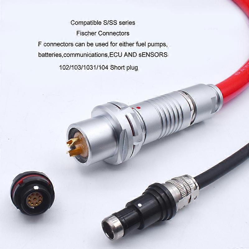 Fast Fischer IP67 S Plug DBP Vacuumtight socket 102/103/131/104 Circular 2/3/4/5/6/8/10/12/19/26Pin Weld Connectors