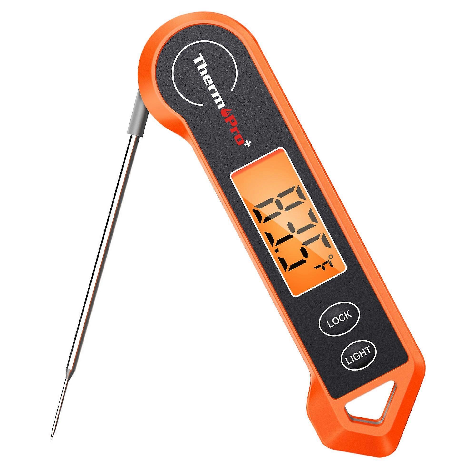TP19H Digital LCD Screen Instant Reading BBQ Meat Cooking Thermometer With Lock and Backlight Function