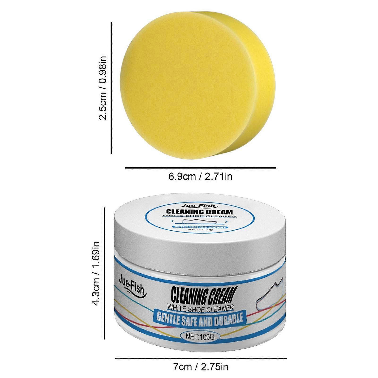 Detergent White Shoe Cleansing Cream Is A Powerful Stain Remover Effectively Removes Dirt With A Waterless Cleansing Balm_c24071236