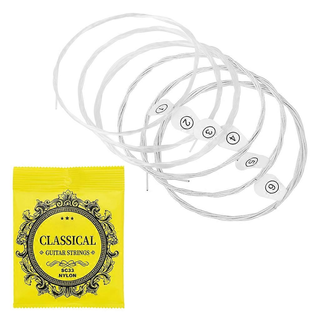 6Pcs .028-.043 Nylon Guitar Strings for Acoustics Folk Guitar Accessorys