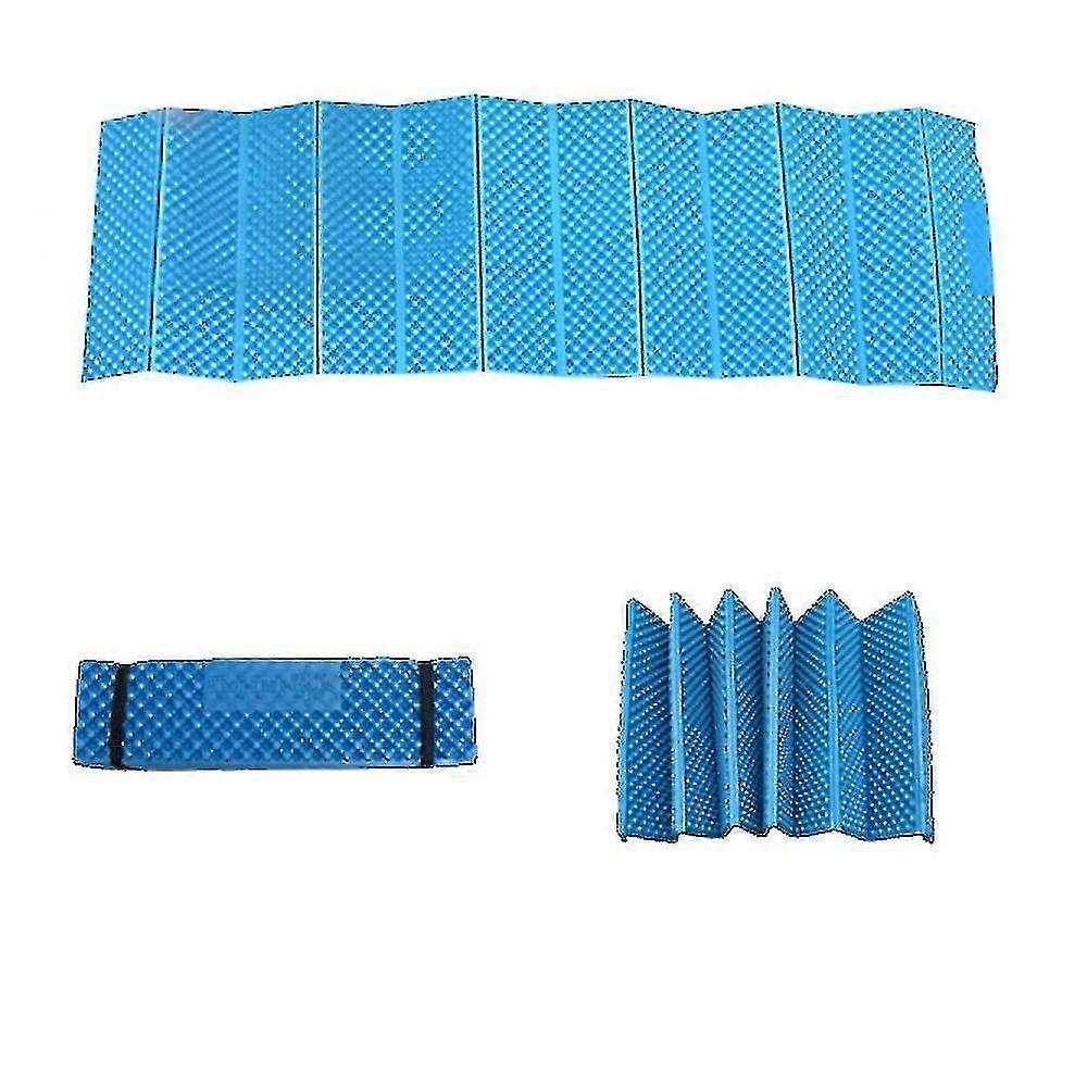 folding Nap Pad Single Moisture-proof Pad Outdoor Climbing Supplies(blue)