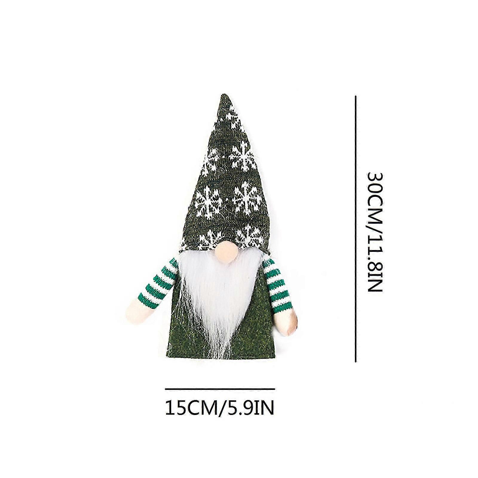 Knitted Snowflake Faceless Old Man Wine Bottle Cap