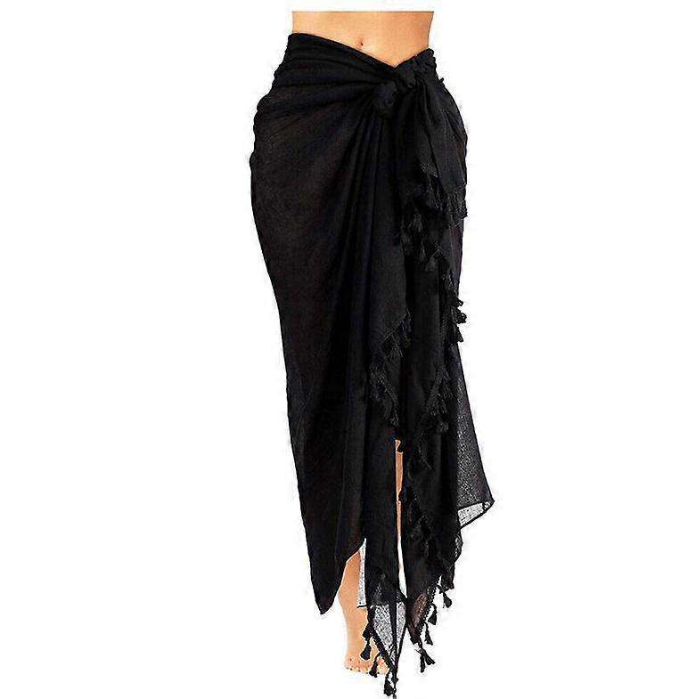 Women Summer Scarfs Large Long Multifunctional Lightweight Linen Beach Gauze Shawl Wrap 70*43inch