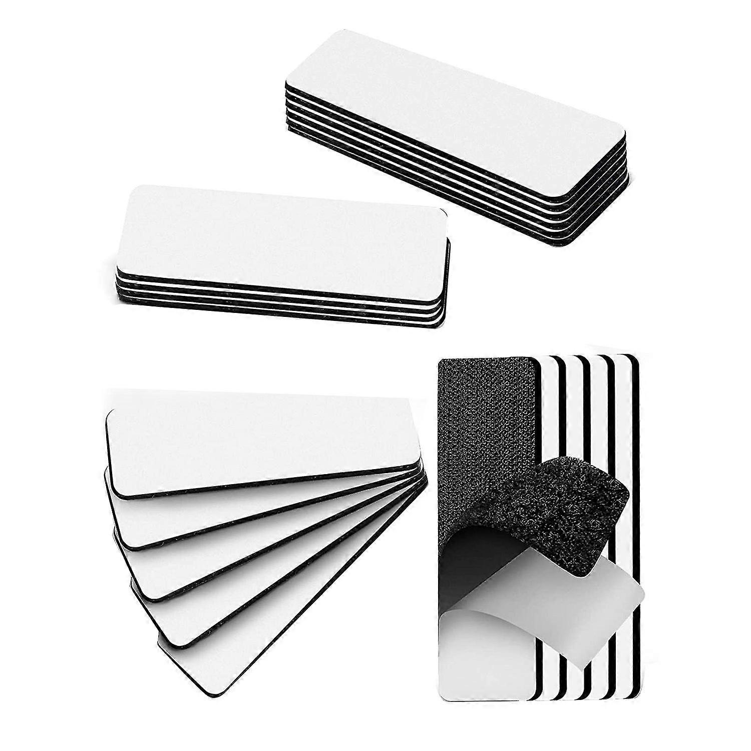 20 Pack 1x4 Inch And Loop Strips With Adhesive Mounting Tape Double-side Loop Strips Strong Back Ad