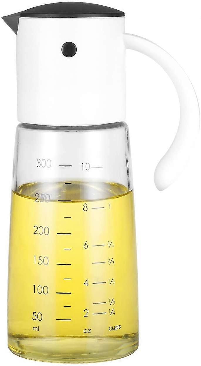 Olie- en azijndispenser met lektuit zonder druppelfles (wit) 18,5 * 7 cm