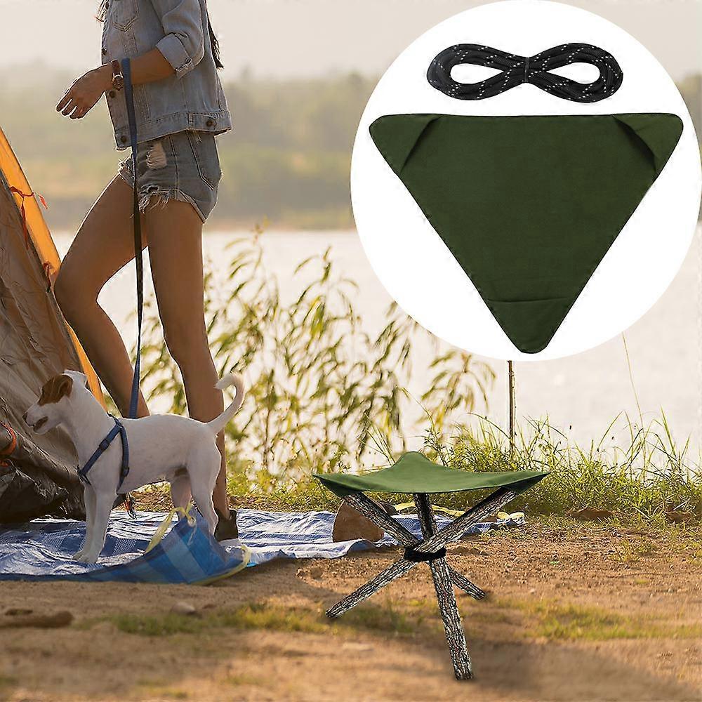 Tripod Stool Cloth Folding Camping  Cover