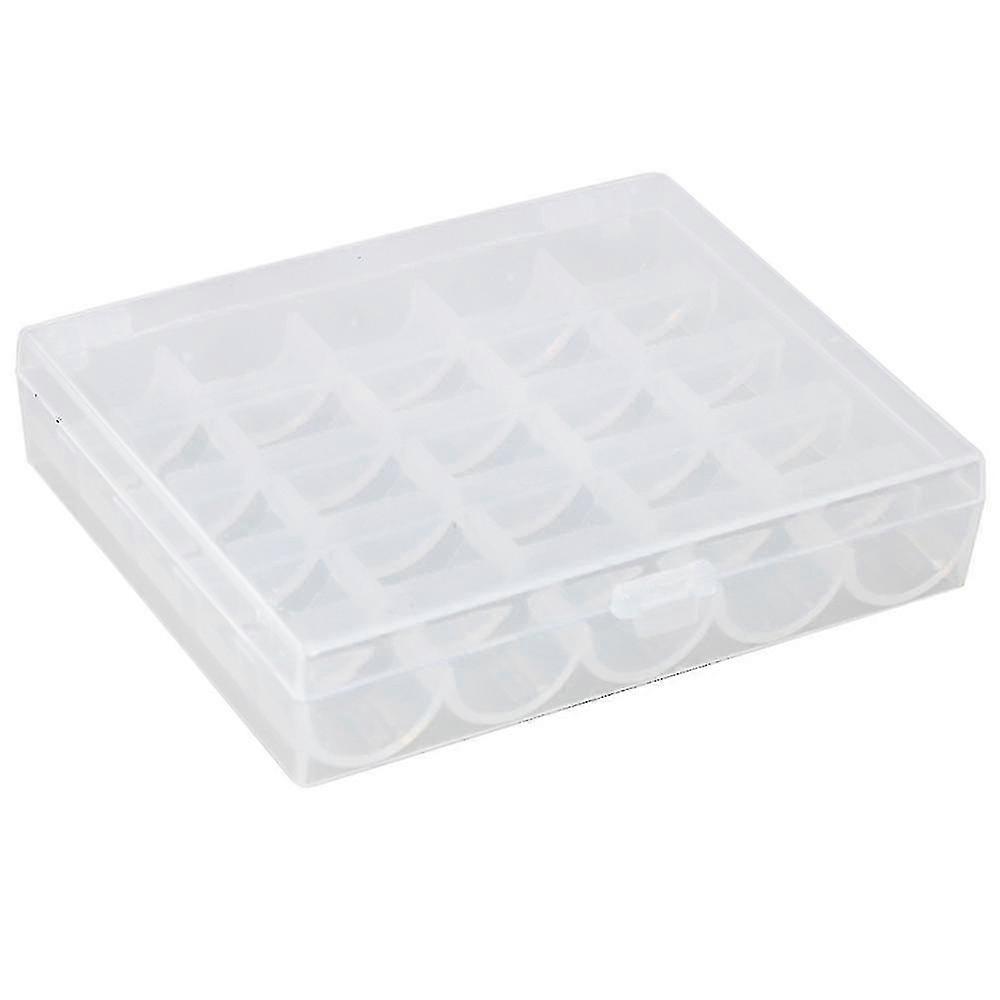 25 Bobbins Spool Storage Case Box