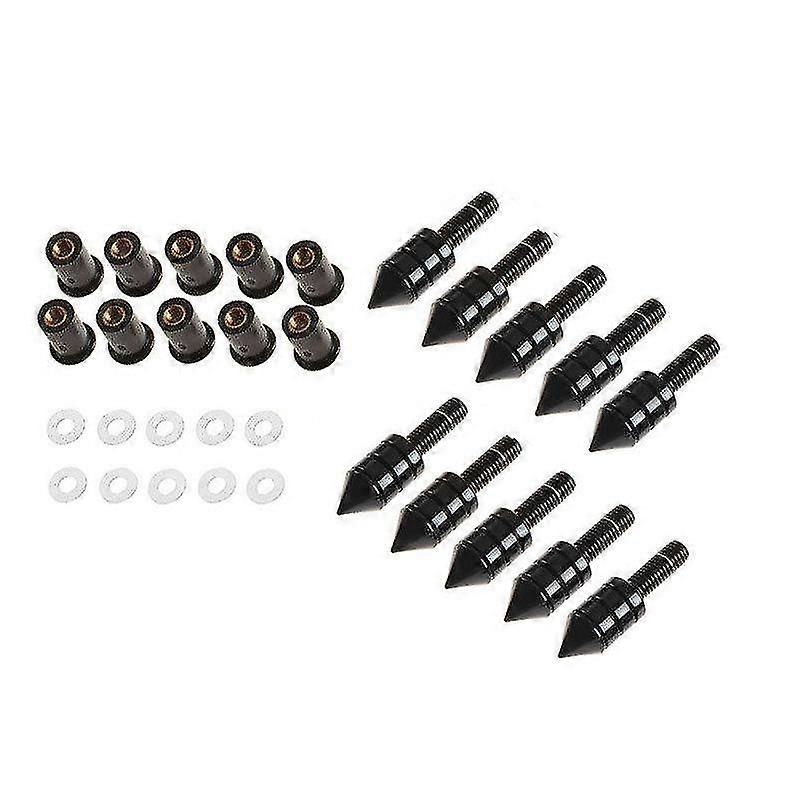Exquisite 10pcs/set Motorcycle Windshield Bolts Screw Nut Washers Kit Windshield Panel Mounting Hardware Modified Parts Dropshipping