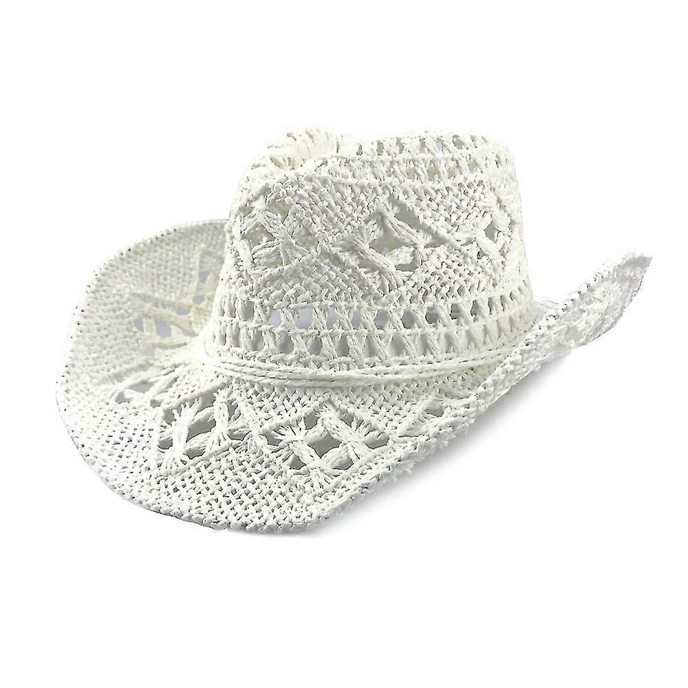 Hollow Straw Cowboy Hat
