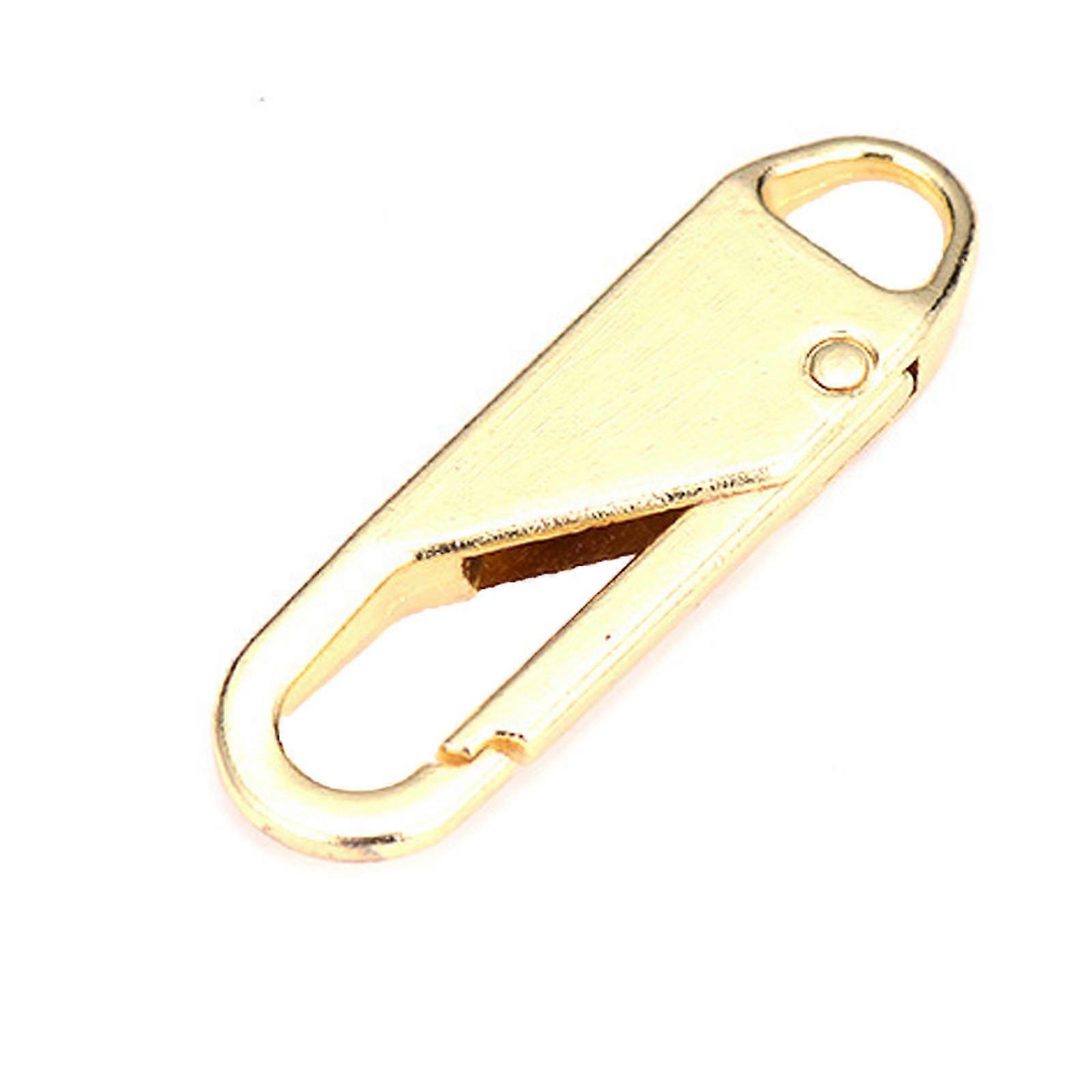 (Jonathan) Removable Pull Tab Zipper Head Universal Universal Fit Metal Zipper Lock Head