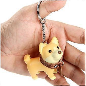 Dog Keychain Charms, Shiba Inu Key Ring Cute Keychains Car Key Chain for Kids Adults